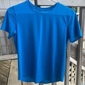 Lululemon Running Shirt, Size 2/4, Poolside Blue, Flaw 💙